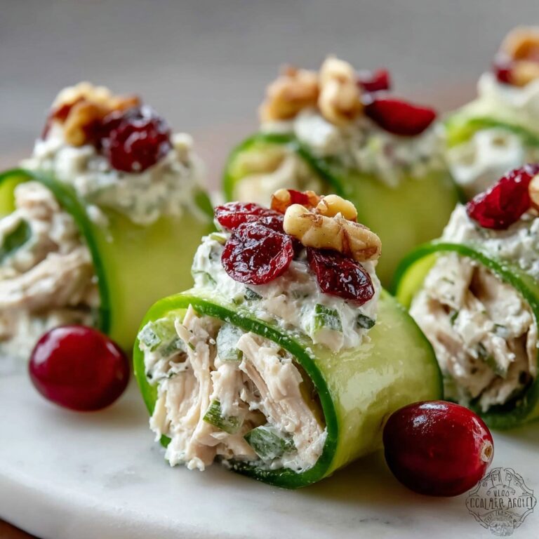 Crunchy Chicken Salad Cucumber Roll Ups Recipe