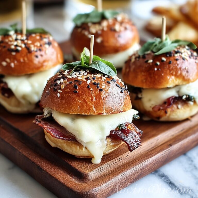 Crispy Prosciutto and Cheese Sliders Recipe