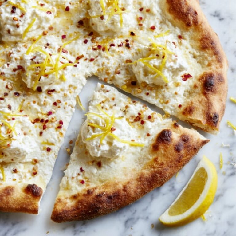 Garlic Bread Crust White Pizza Recipe