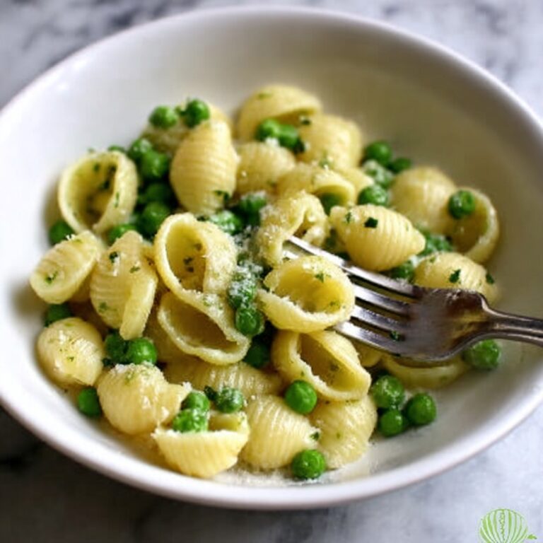 Creamy Pasta with Peas and Parmesan Recipe
