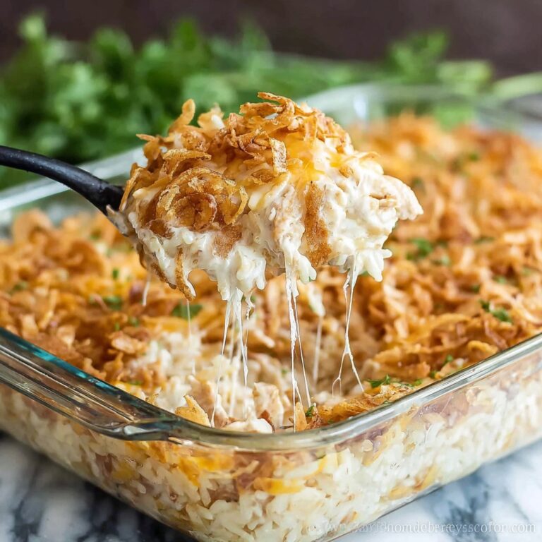 French Onion Chicken and Rice Bake Recipe