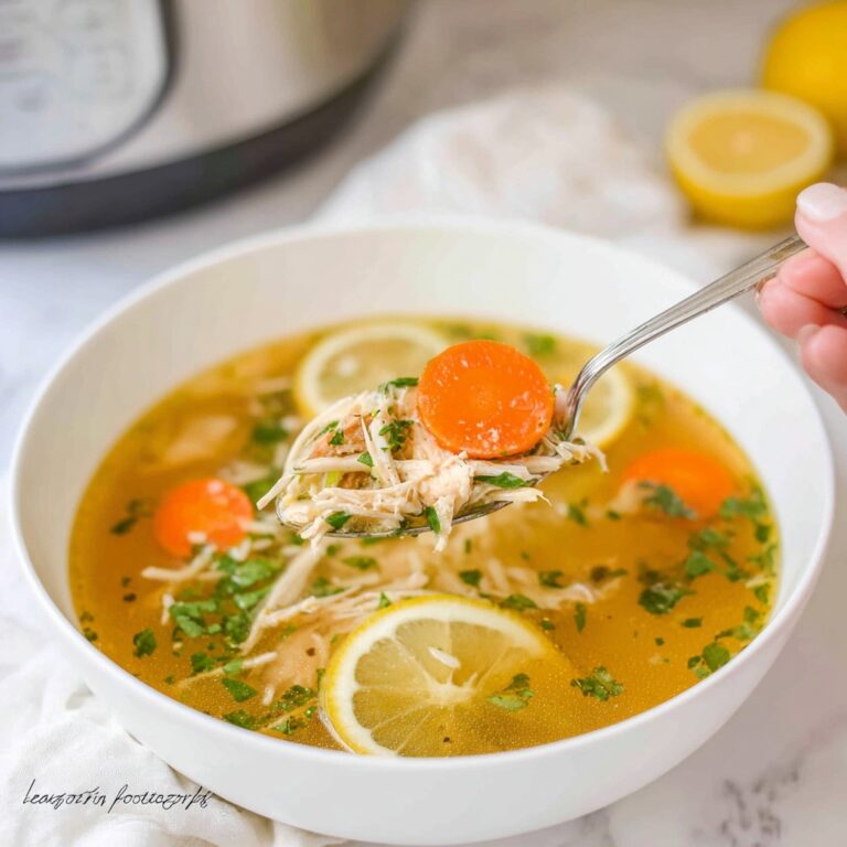 Lemon Chicken Soup (Slow Cooker) Recipe