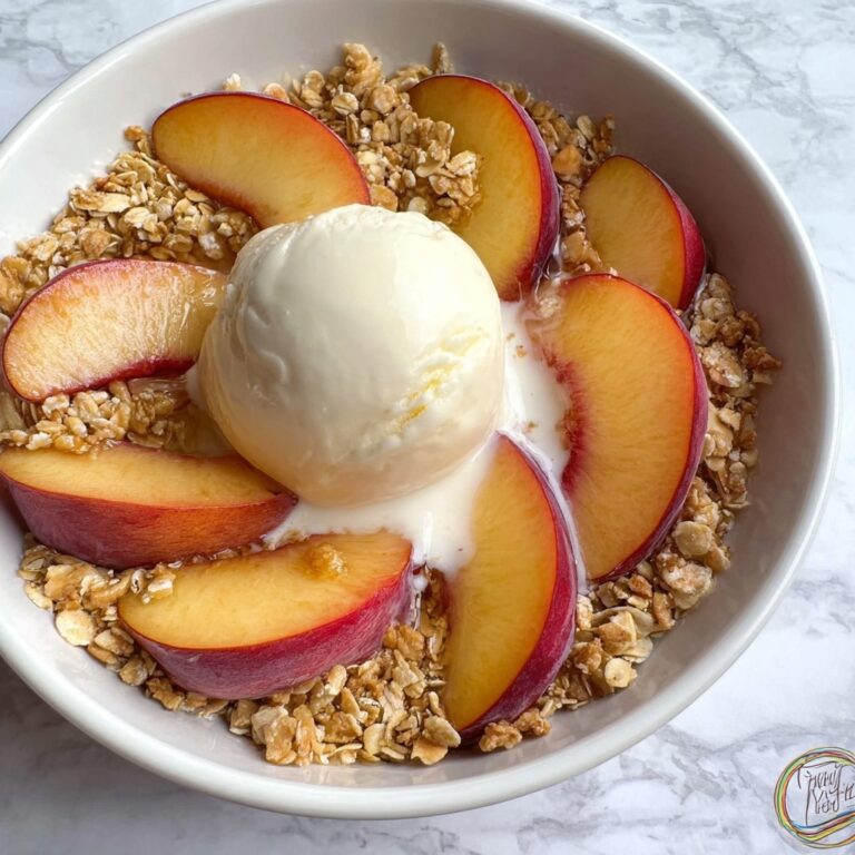 Martin Luther King Jr. Day Peach Rhubarb Crisp Recipe