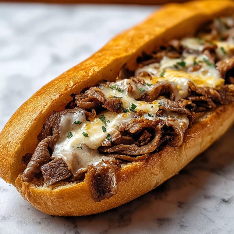 Garlic Philly Cheesesteak Bread Recipe